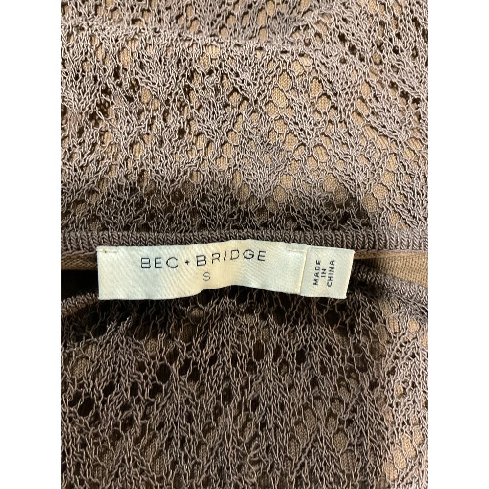 Bec + Bridge 'Aurora' Brown Nylon Dress Size S - Picture 5 of 6